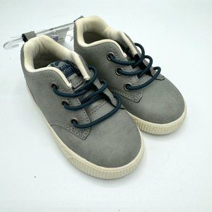 Carter's Toddler Alva Gray Navy Dinosaur Colorblock Slip On Sneaker Elastic